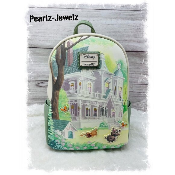 Loungefly Disney Lady & the Tramp Loved One House Mini Backpack NWT